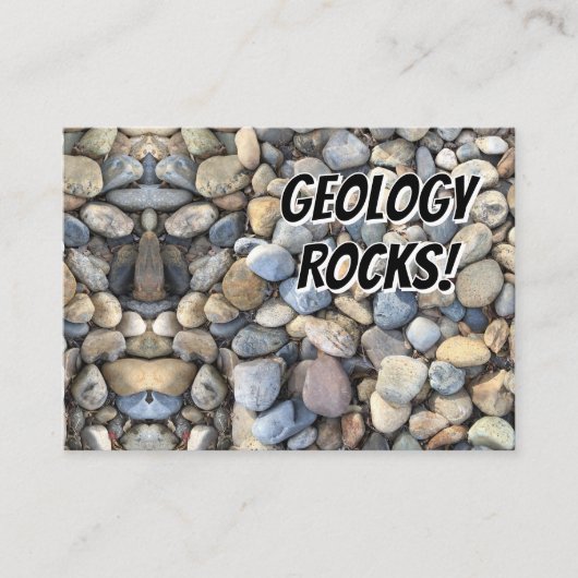 GEOLOGIE ROCKS! VISITEKAARTJE (Voorkant)