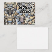 GEOLOGIE ROCKS! VISITEKAARTJE (Voorkant / Achterkant)