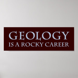 Geologie: Rocky Career Poster