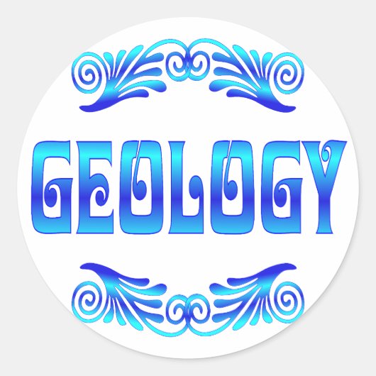 GEOLOGIE RONDE STICKER (Voorkant)