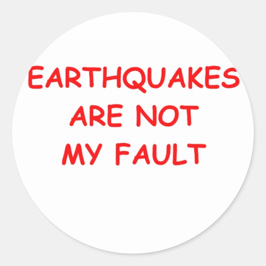geologie ronde sticker (Voorkant)