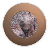 Geologie Roze Rock Texture Keramische Knop (Voorkant)