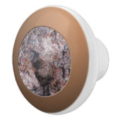Geologie Roze Rock Texture Keramische Knop (Rechts)