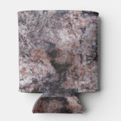 Geologie Roze Rock Textuur met Naam Blikjeskoeler (Achterkant)