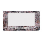 Geologie Roze Rock Textuur Opslag Sticker (Voorkant)