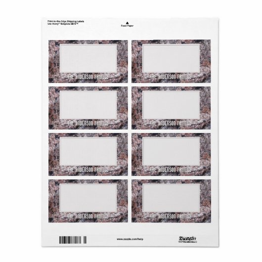 Geologie Roze Rock Textuur Opslag Sticker (Full Sheet)