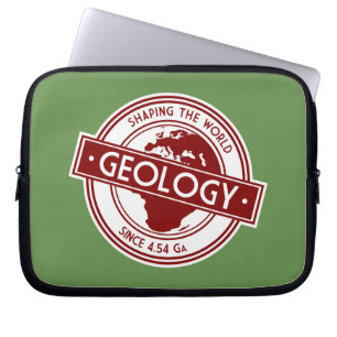 Geologie - Shaping the World Badge (Europa/Afrika) Laptop Sleeve