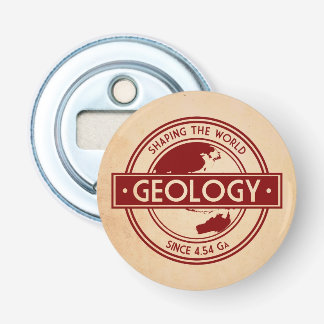 Geologie - Shaping the World Logo (Azië/Australië) Button Flesopener