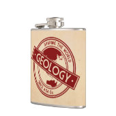 Geologie - Shaping the World Logo (Azië/Australië) Heupfles (Links)