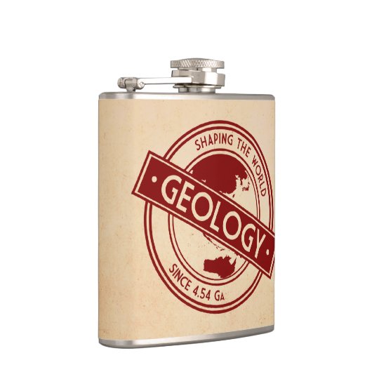 Geologie - Shaping the World Logo (Azië/Australië) Heupfles (Rechts)