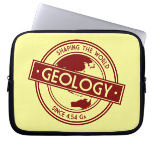 Geologie - Shaping the World Logo (Azië/Australië) Laptop Sleeve