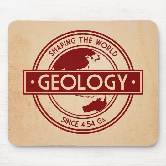 Geologie - Shaping the World Logo (Azië/Australië) Muismat (Voorkant)