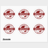 Geologie - Shaping the World Logo (Azië/Australië) Ronde Sticker (Vel)