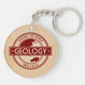 Geologie - Shaping the World Logo (Azië/Australië) Sleutelhanger (Achterkant)