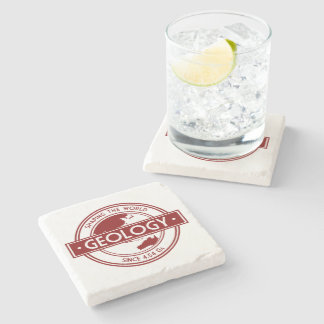 Geologie - Shaping the World Logo (Azië/Australië) Stenen Onderzetter