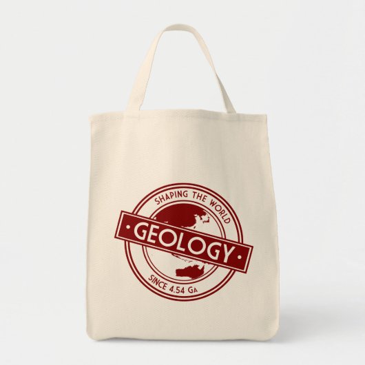 Geologie - Shaping the World Logo (Azië/Australië) Tote Bag (Voorkant)