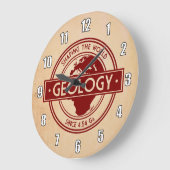 Geologie - Shaping the World Logo (Europa/Afrika) Grote Klok (Hoek)