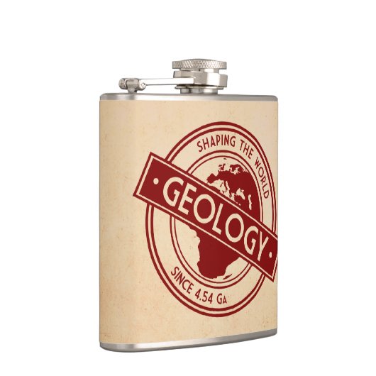 Geologie - Shaping the World Logo (Europa) Heupfles (Rechts)