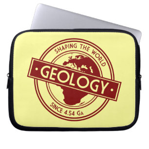 Geologie - Shaping the World Logo (Europa) Laptop Sleeve
