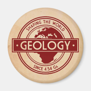 Geologie - Shaping the World Logo (Europa) Magneet