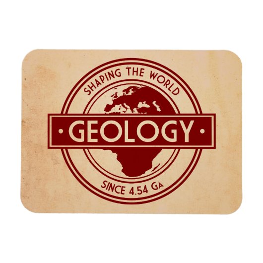 Geologie - Shaping the World Logo (Europa) Magneet (Horizontaal)