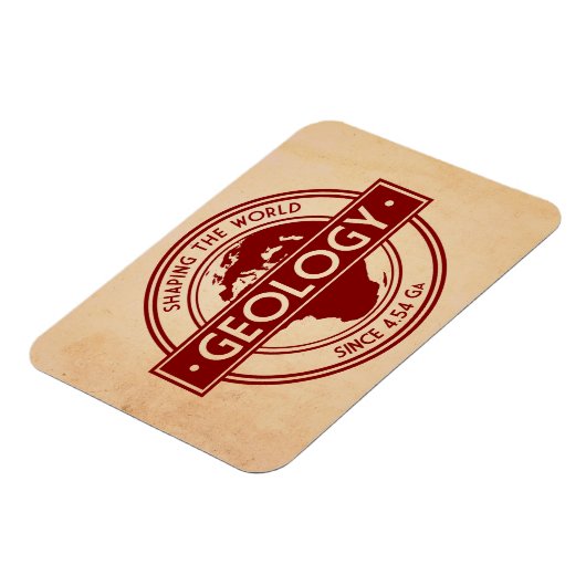 Geologie - Shaping the World Logo (Europa) Magneet (Linkerzijde)