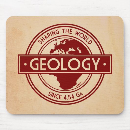 Geologie - Shaping the World Logo (Europa) Muismat (Voorkant)
