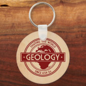 Geologie - Shaping the World Logo (Europa) Sleutelhanger (Voorkant)
