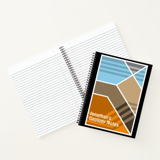 Geologie van abstracte onderverdelingen notitieboek (Binnen)