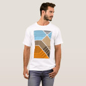 Geologie van abstracte onderverdelingen t-shirt (Voorkant volledig)