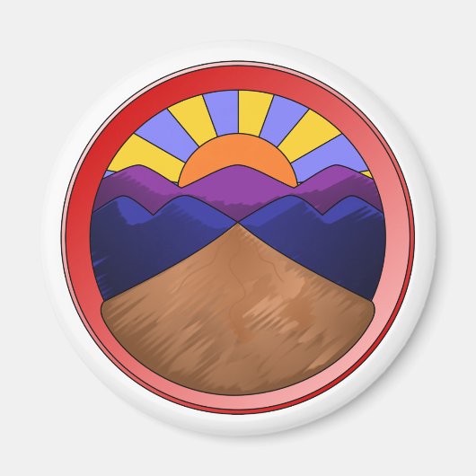 Geologie van alluviale ventilatoren magneet (Voorkant)