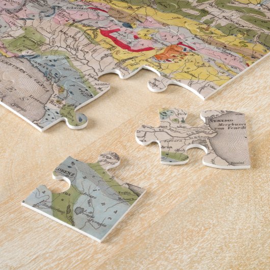 Geologie van Europa Legpuzzel (Zijkant)