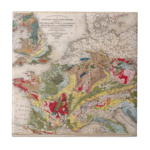 Geologie van Europa Tegeltje