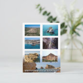 Geologie van het briefkaart van cyprus (Staand voorkant)