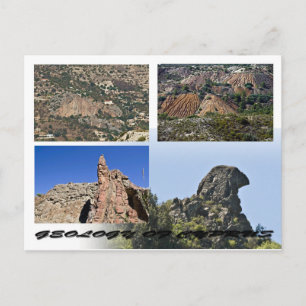 Geologie van het Cypriotische briefkaart