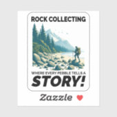 Geologie van steenverzamelaars sticker (Vel)