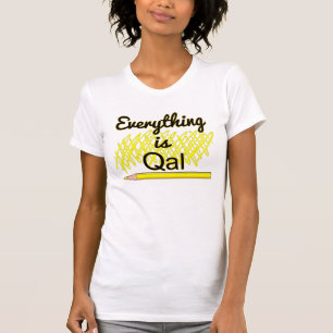 Geologie Veldwerk "Alles is Qal" T-shirt