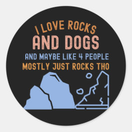 Geologie Verjaardag, Geologie Pareltjes, Geoloog, Ronde Sticker