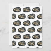 Geologie verjaardagsfeest rotsen edelsteen kaart (Achterkant)