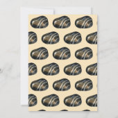 Geologie verjaardagsfeest rotsen edelsteen kaart (Achterkant)