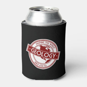Geologie - vormgeving van de Logo van de wereld (N Blikjeskoeler
