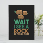 Geologie, wacht, ik zie een rots. (Staand voorkant)