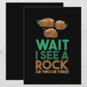 Geologie, wacht, ik zie een rots. (Voorkant / Achterkant)