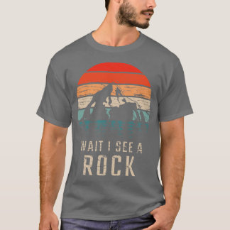 Geologie Wacht ik zie een rots 4 T-shirt