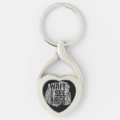 Geologie, wacht, ik zie een rots. sleutelhanger (Voorkant)