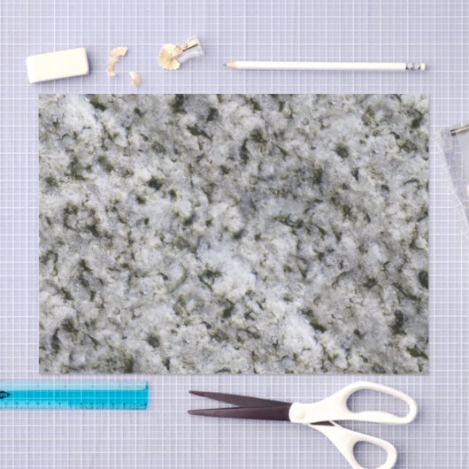 Geologie White Granite Rock textuur Tissuepapier (Craft)