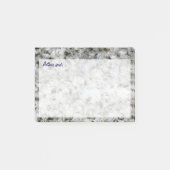 Geologie Wit Graniet Rock Textuur met Tekst Post-it® Notes (Voorkant)