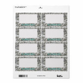 Geologie Witte Graniet Rock Textuur Opslag Sticker (Full Sheet)