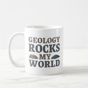 Geologie zet mijn wereld op koffiemok