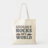 Geologie zet mijn wereld op tote bag (Achterkant)